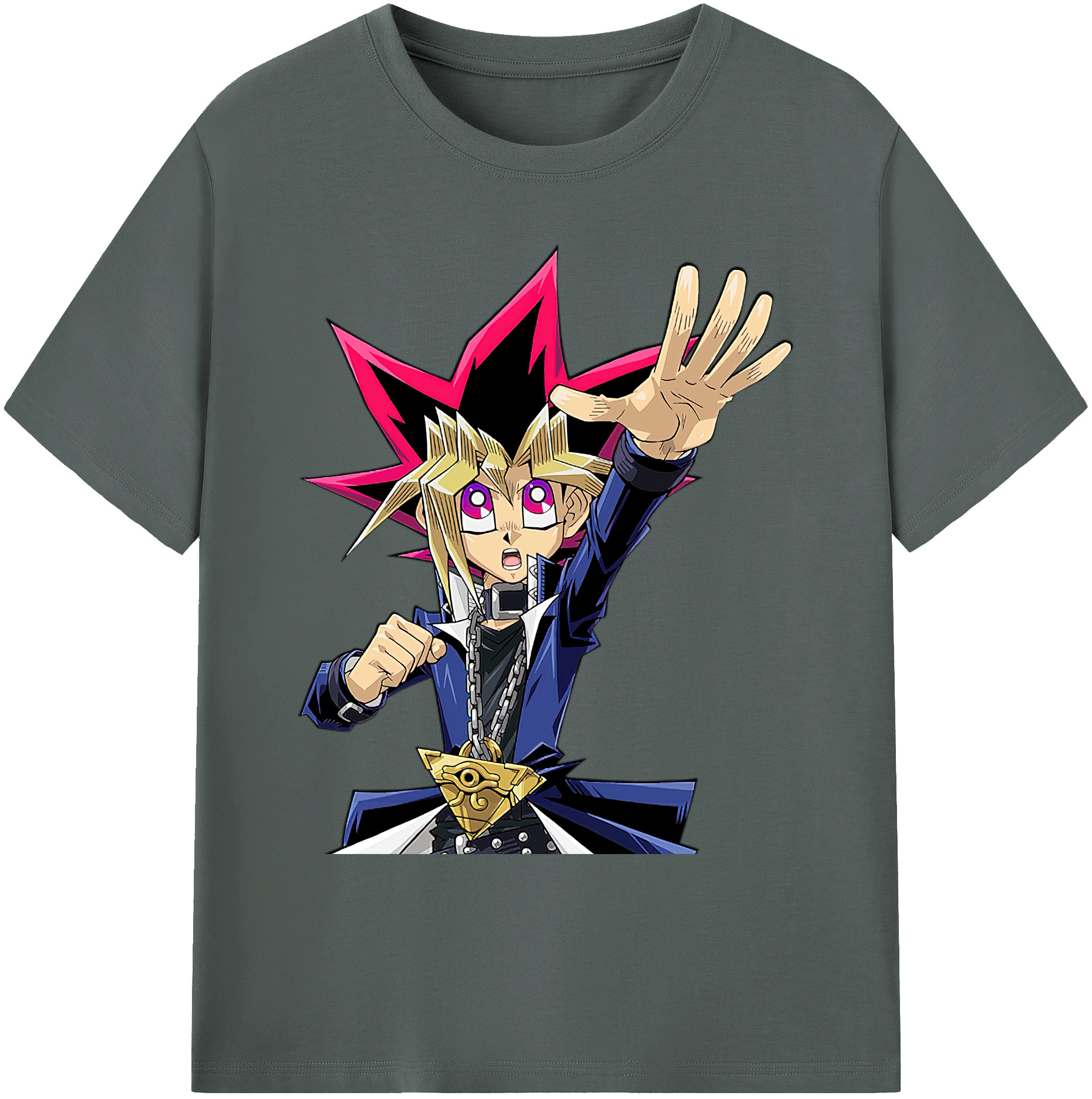 （画像用） 遊☆戯☆王 Yu-Gi-Oh! 綿100％ メンズ半袖Tシャツ｜肌触りやわらか＆通気性